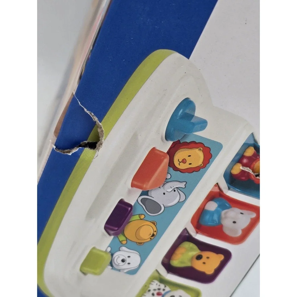 Battat Pop Up Pals Color Sorting Animal‎ Toy With Buttons - SEE PHOTOS